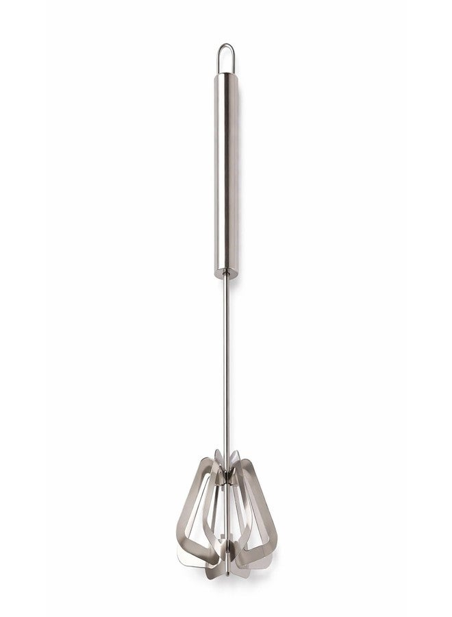 Oblivion Mini Hand Whisk, Effortless Semi-Automatic Stainless Steel Mixi | Egg, Lassi & Butter Milk Maker | Hand Push whisk For Kitchen To Blend the Liquid Contents Mixing and Blending - Image 1